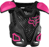 Youth R3 Chest Guard - Black/Pink