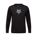 Youth Ranger Long Sleeve Jersey Fox Head - Black