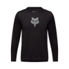 Youth Ranger Long Sleeve Jersey Fox Head - Black