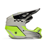 Youth V1 Collect Fullface Helm - Grey/Yellow