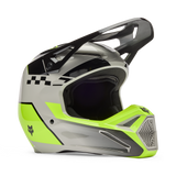 Youth V1 Collect Fullface Helm - Grey/Yellow