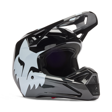 Youth V1 Shield Fullface Helm - Black
