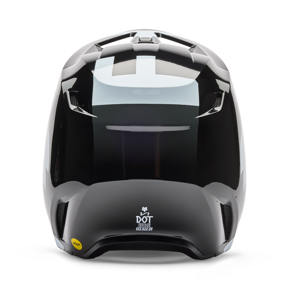 Youth V1 Shield Fullface Helm - Black
