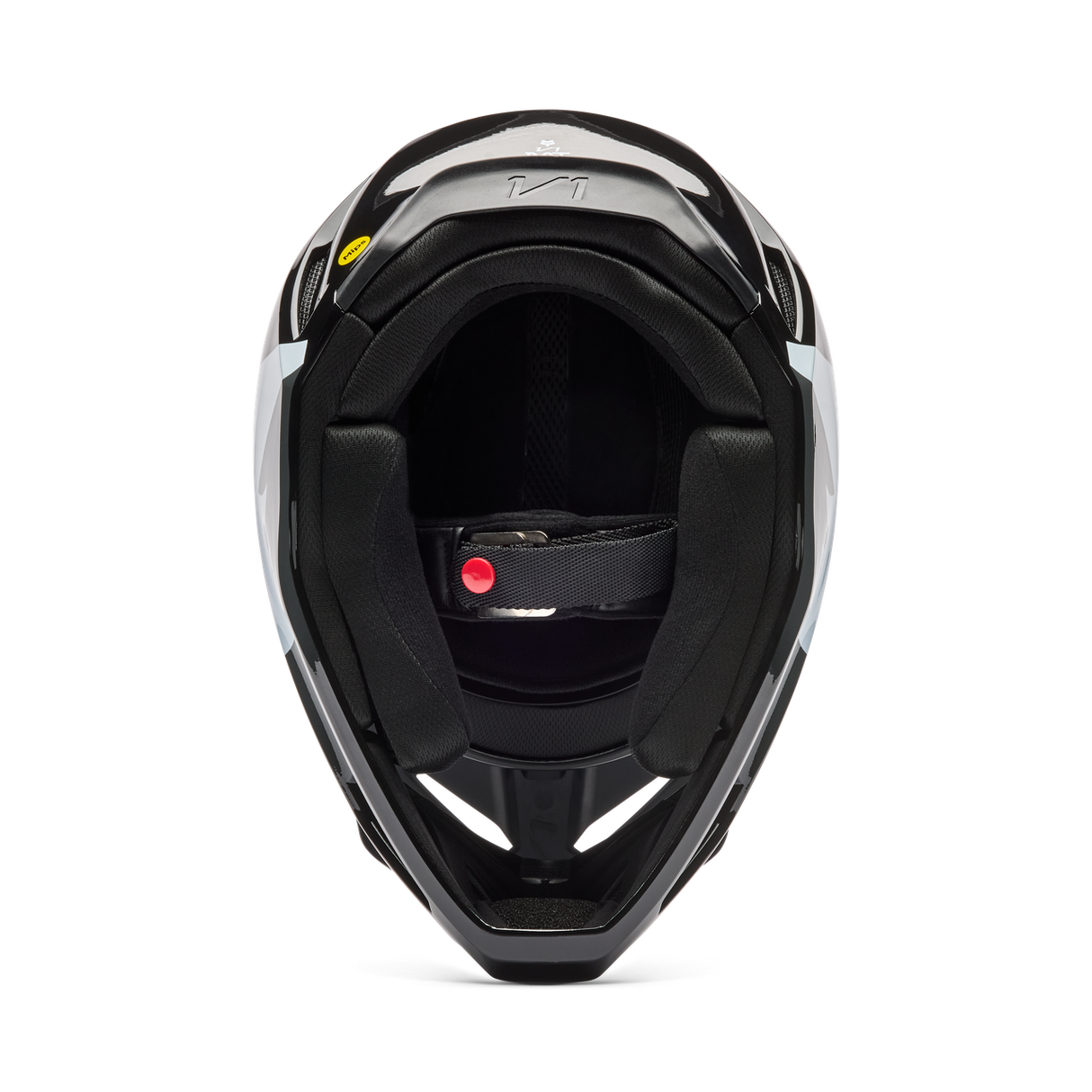 Youth V1 Shield Fullface Helm - Black
