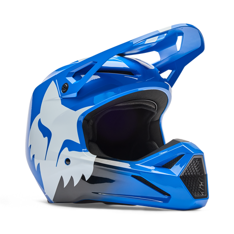 Youth V1 Shield Fullface Helm - Blue