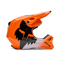 Youth V1 Shield Fullface Helm - Fluorescent Orange
