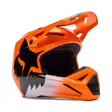 Youth V1 Shield Fullface Helm - Fluorescent Orange