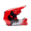 Youth V1 Shield Fullface Helm - Fluorescent Red