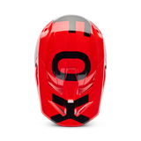 Youth V1 Shield Fullface Helm - Fluorescent Red