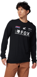 Fox X Honda Premium Long Sleeve Tee - Black