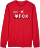 Fox X Honda Premium Long Sleeve Tee - Flame Red