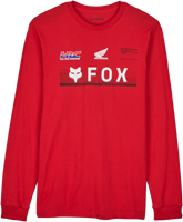 Fox X Honda Premium Long Sleeve Tee - Flame Red