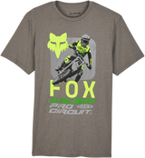 Fox X Pro Circuit Premium Short Sleeve Tee - Heather Graphite