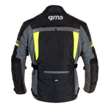3in1 Tourjacke Everest - schwarz-anthrazit-gelb