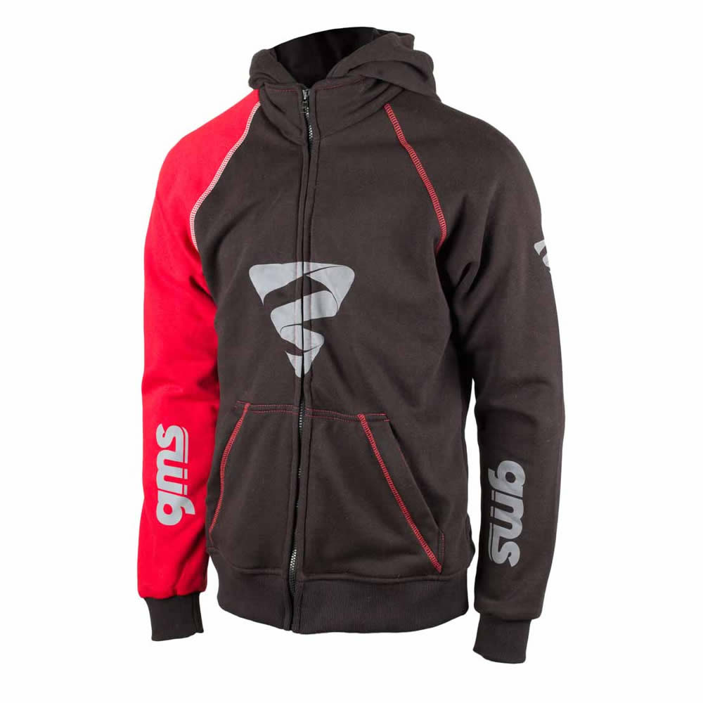 Hoodie FOX - schwarz-rot