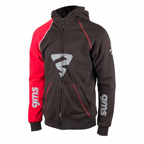 Hoodie FOX - schwarz-rot