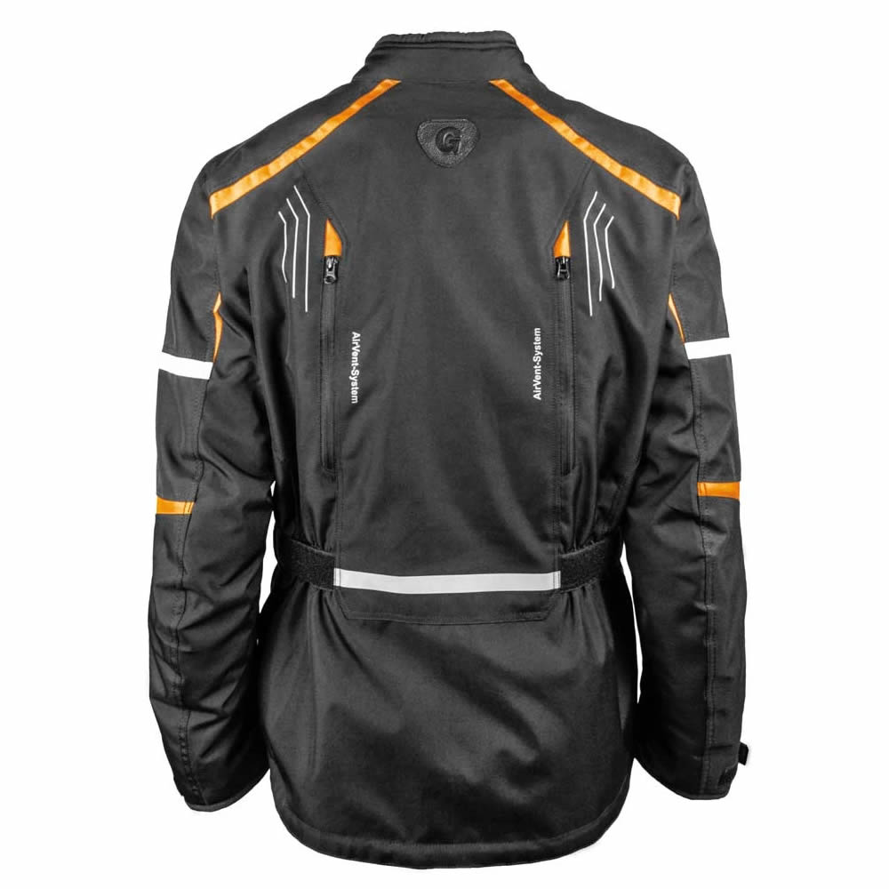 Jacke Dayton - schwarz-orange fluo