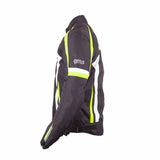 Jacke Pace - schwarz-weiss-fluogelb