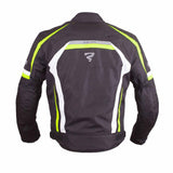 Jacke Pace - schwarz-weiss-fluogelb