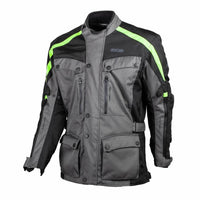 Jacket Temper - dark gray-yellow fluo 