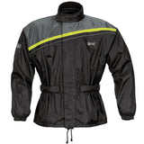 Regenjacke Douglas - schwarz-gelb fluo