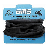 Schlauchtuch Fleece - schwarz