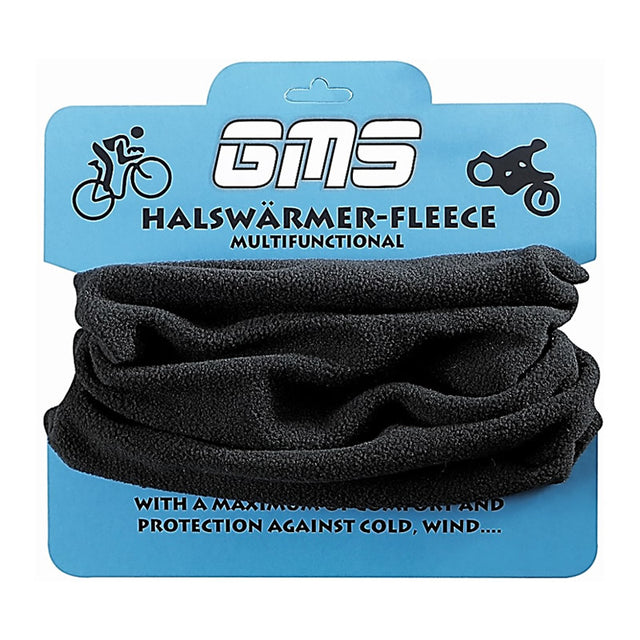 Schlauchtuch Fleece - schwarz