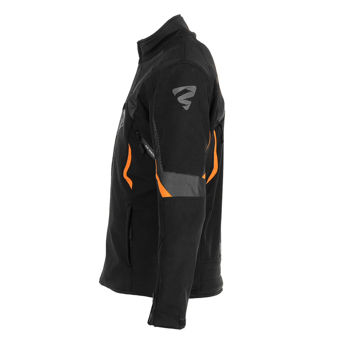 Softshelljacke Arrow - schwarz-orange