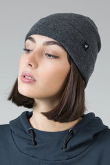 Mütze Merino Crest - Alloy