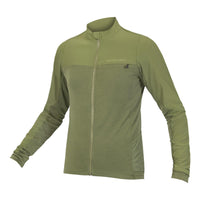 Maillot GV500 (manga larga) - Verde oliva