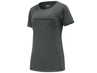 Getoutandplay Camiseta de algodón orgánico para mujer - grafito