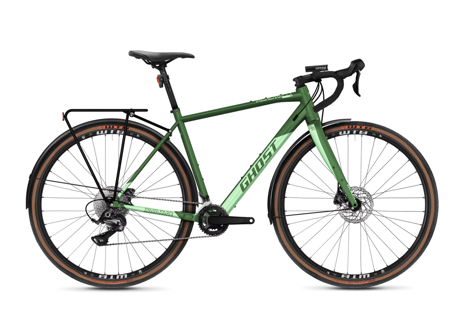 ghost road rage gravel bike Road Rage EQ AL - metallic khaki/super light green
