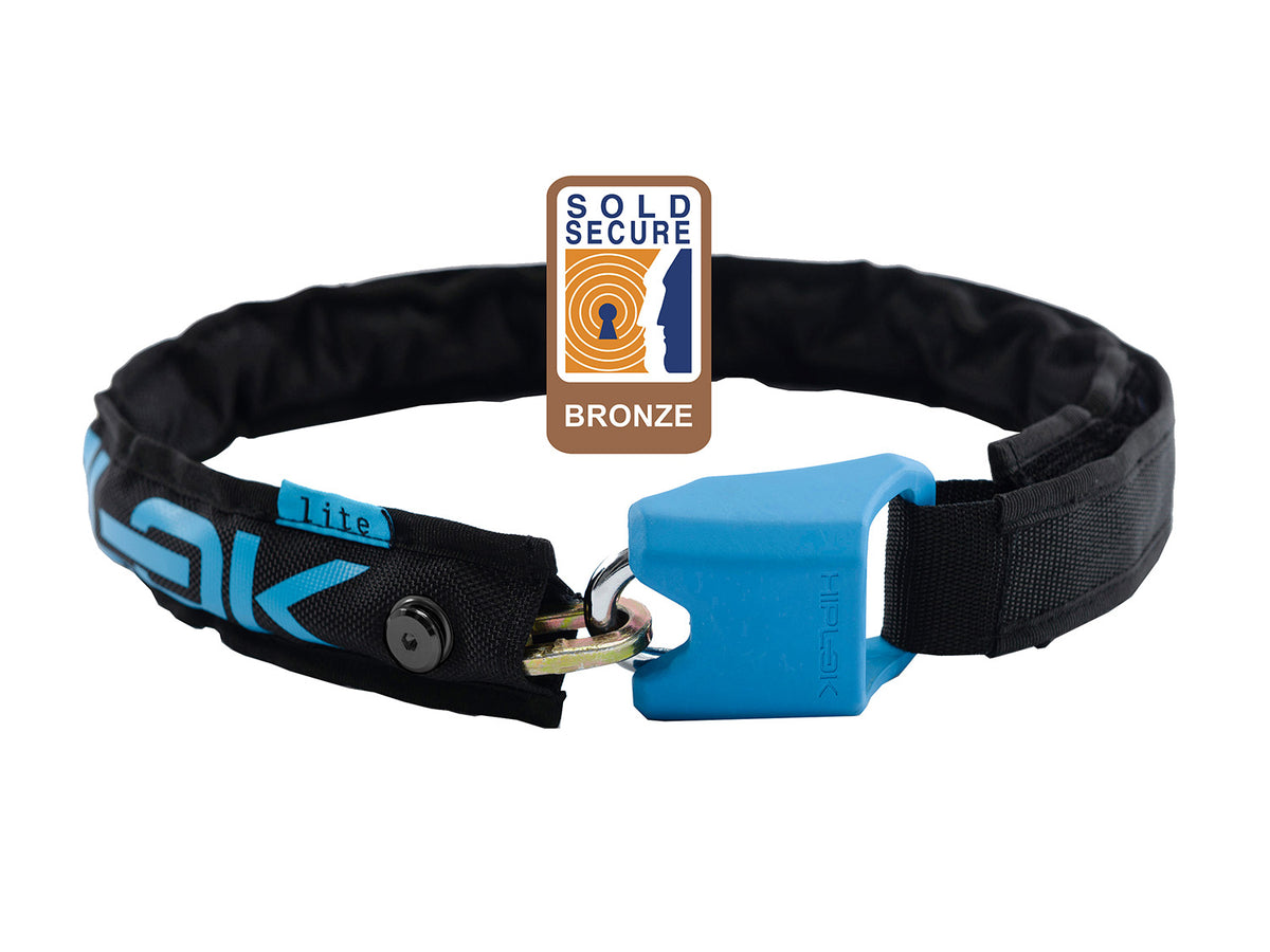 Lite, Wearable 6mm Chain Lock - cyan