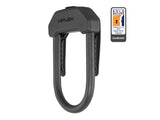 DX wearable D lock, with unique clip feature - all black
