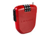 FX, Wearable Retractable Combi Lock incl. reflector - red