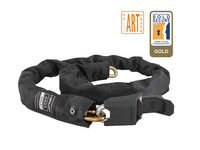 Home, Chain Lock ca.150cm length, incl. Wall Hook - all black