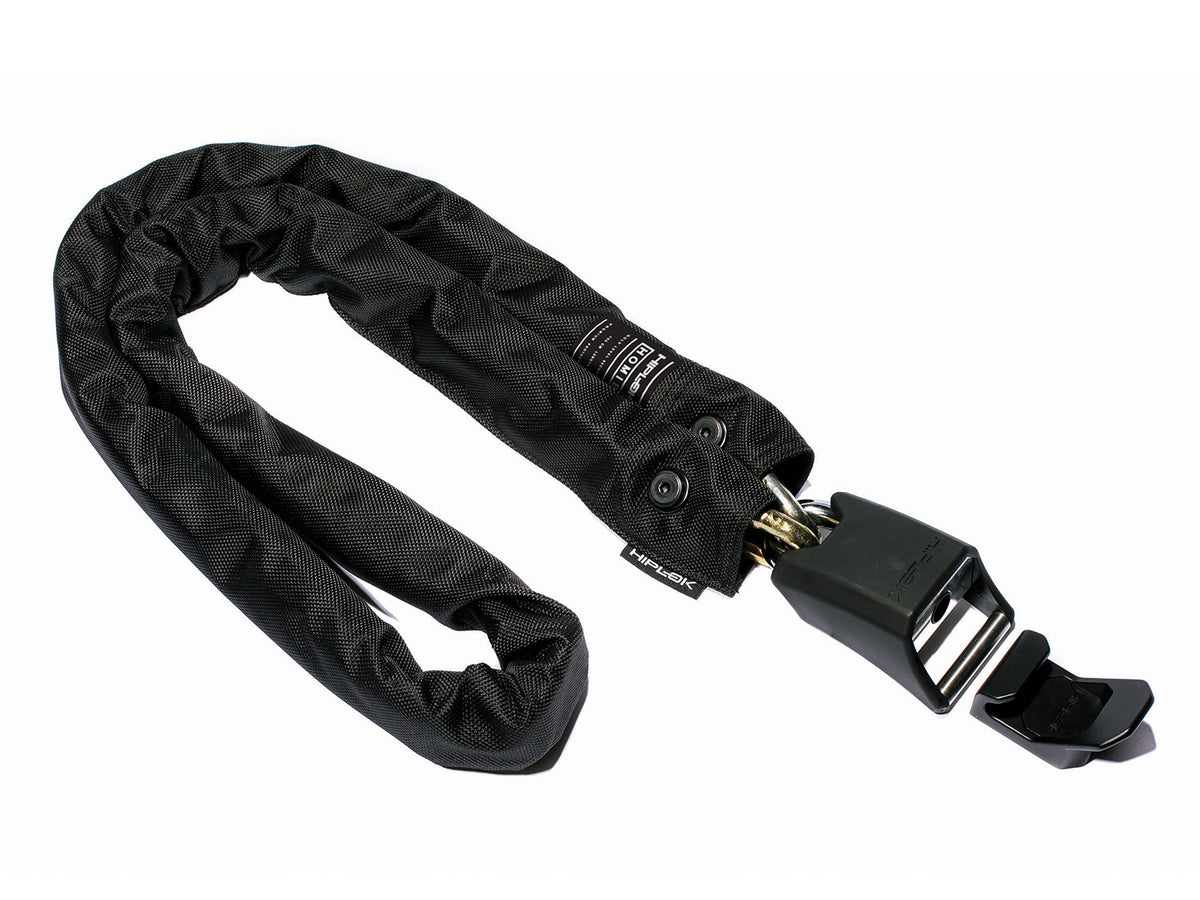 Home, Chain Lock ca.150cm length, incl. Wall Hook - all black