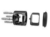 ANKR, wall/ground anchor with max. security - black