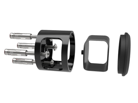 ANKR, wall/ground anchor with max. security - black