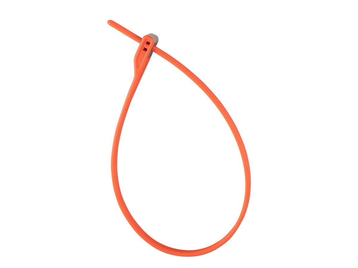 Z-Lok SINGLE, Armoured reusable Tie, 40cm diameter - orange