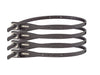 Z-Lok 4xPACK, Armoured reusable Tie, 40cm diameter - black