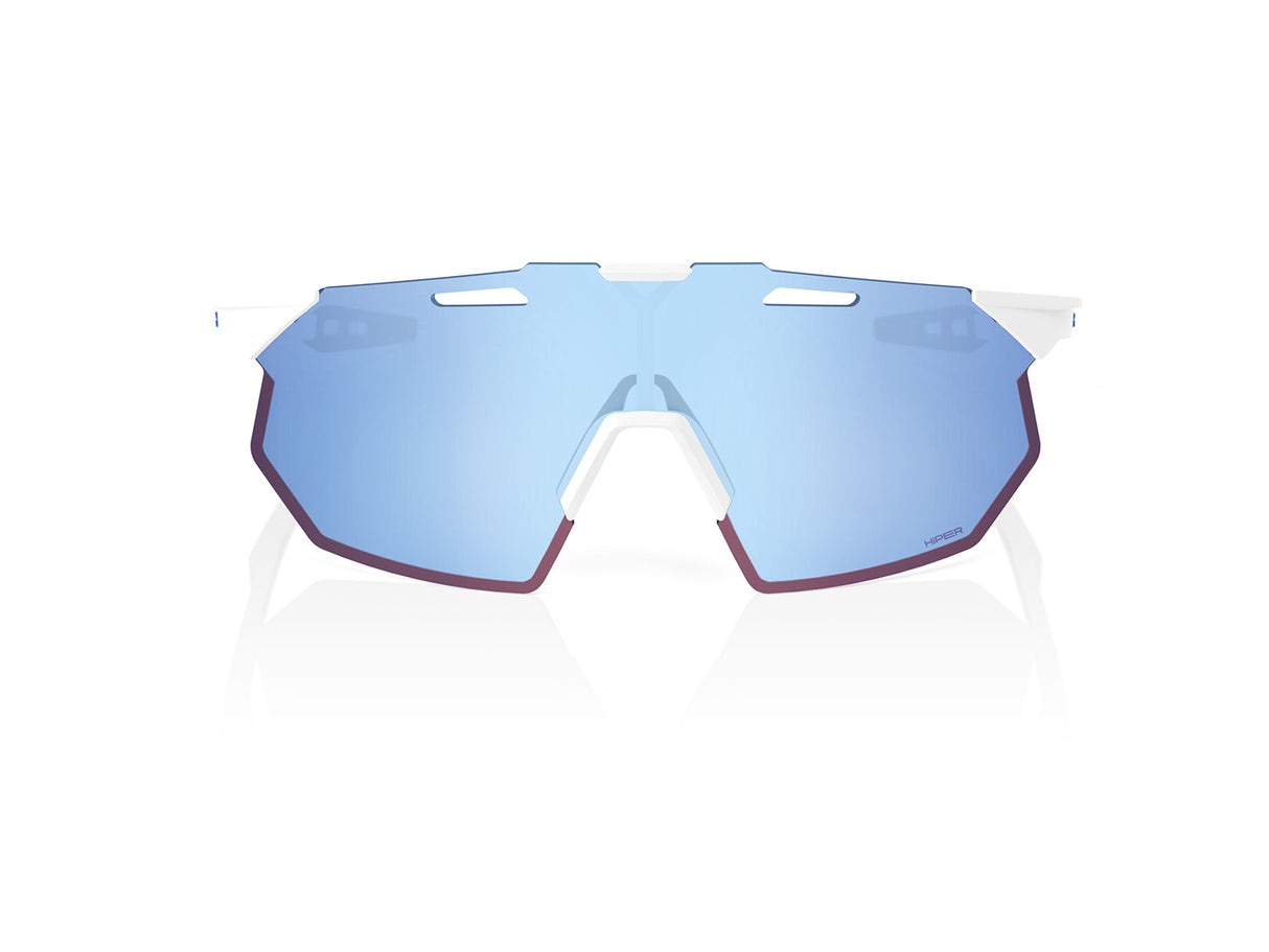 100% Hypercraft SQ - HiPER Mirror Lens - Soft Tact White