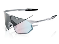 Hypercraft SQ, Rose Gold Mirror Photochromic Lens - Gloss Light Grey