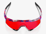 100% Speedcraft FDJ - HiPER Fire Red Mirror Lens - Gloss Translucent Red/Blue
