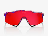 100% Speedcraft FDJ - HiPER Fire Red Mirror Lens - Gloss Translucent Red/Blue
