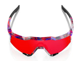 100% Speedcraft SL FDJ - HiPER Fire Red Mirror Lens - Gloss Translucent Red/Blue