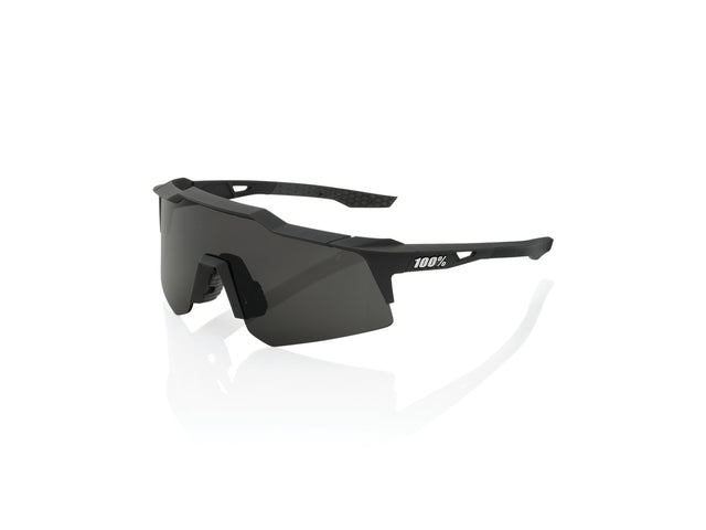 100% Speedcraft XS - Smoke Lens - Soft Tact Black