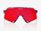 100% S3 FDJ - HiPER Fire Red Mirror Lens - Gloss Translucent Red/Blue