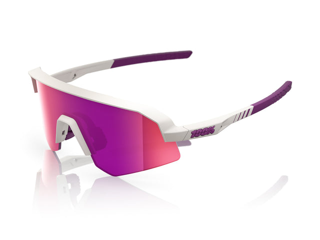 100% Slendale SL - Multilayer Mirror Lens - Matte Chalk