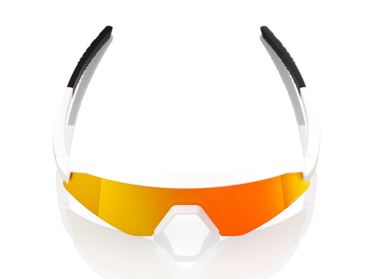 100% Slendale XS/Youth - HiPER Multilayer Mirror Lens - Matte White
